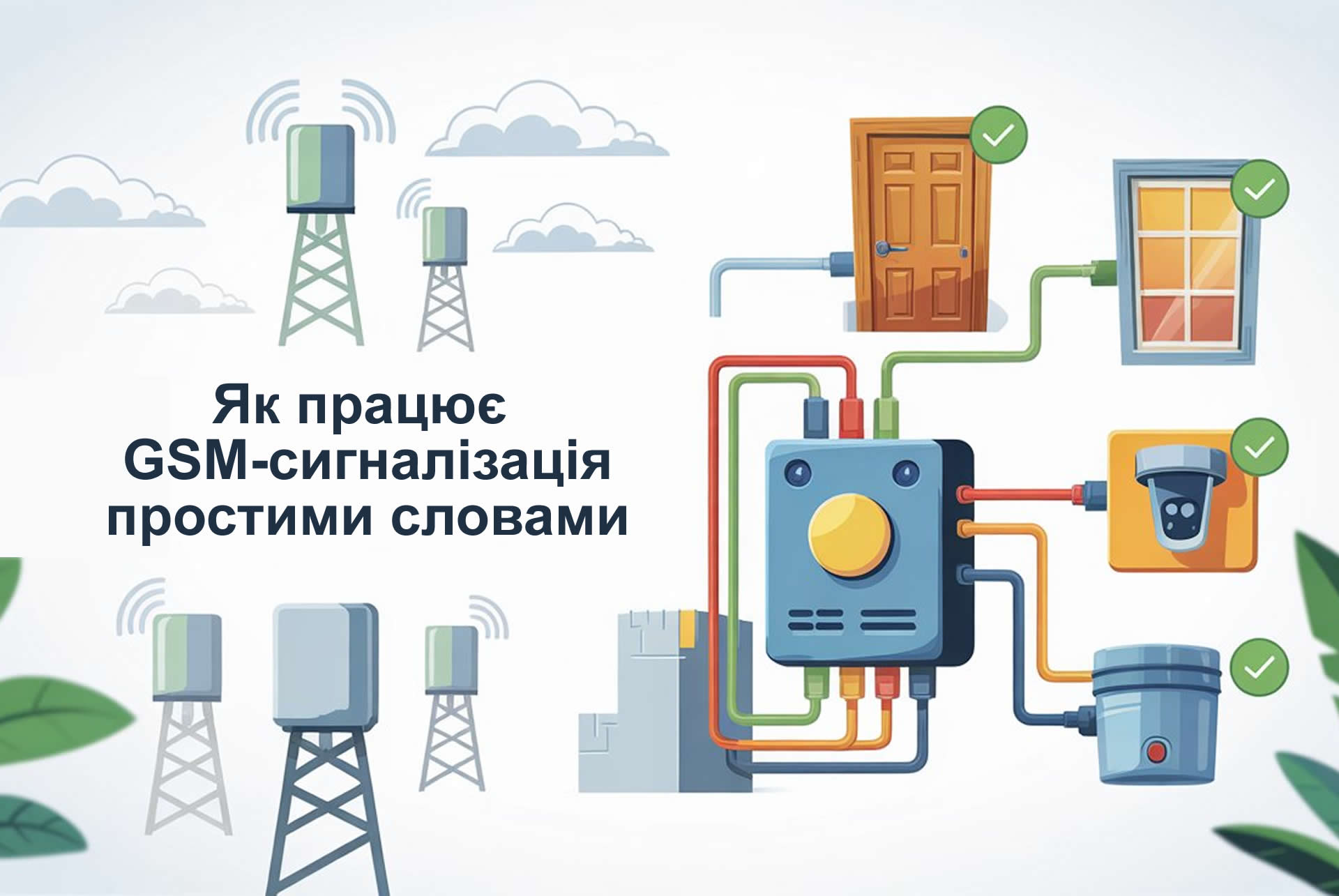 Що таке GSM сигналізація - Як працює GSM сигналізація - Охоронне агентство ІМПЕРІЯ Харків